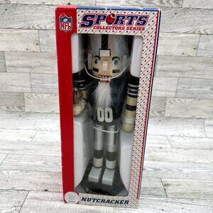 VTG New NFL Sports Collectors Series 10.5" Oakland Raiders Nutcracker Topperscot